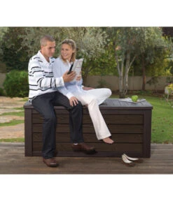 Keter Auflagenbox Westwood, 570 Liter, Ca. B155/H64,4/T72,4 Cm -Gartenmöbel Verkauf 6894869 WE MO 003 KeterAufbewahrungsbox