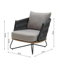 Dehner Gartenlounge Monte Carlo, 4-teilig -Gartenmöbel Verkauf 6895346 WE BG 002 LoungeMonteCarlo