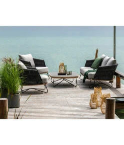 Dehner Gartenlounge Monte Carlo, 4-teilig -Gartenmöbel Verkauf 6895346 WE MO 002 LoungeMonteCarloNEU