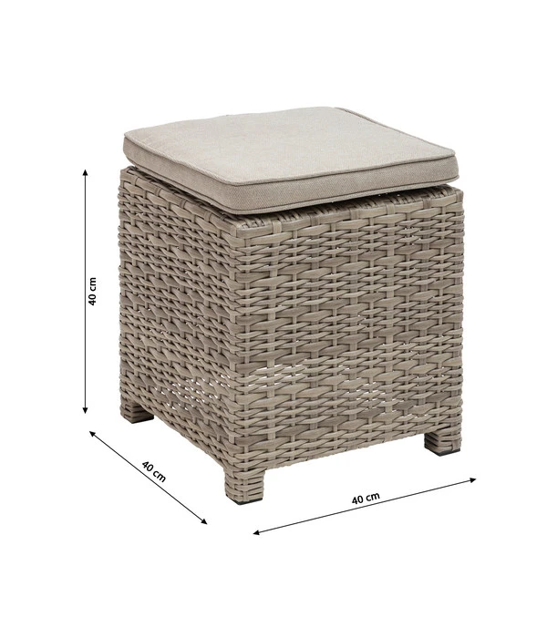 Dehner Geflechtlounge Bologna, 5-teilig 14 Dehner Geflechtlounge Bologna, 5-teilig - Image 14