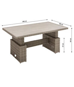 Dehner Geflechtlounge Bologna, 5-teilig 30 Dehner Geflechtlounge Bologna, 5-teilig -Gartenmöbel Verkauf 6903447 WE BG 004 LoungeBolognaNEU