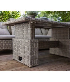 Dehner Geflechtlounge Bologna, 5-teilig 24 Dehner Geflechtlounge Bologna, 5-teilig -Gartenmöbel Verkauf 6903447 WE MO 003 LoungeBolognaNEU