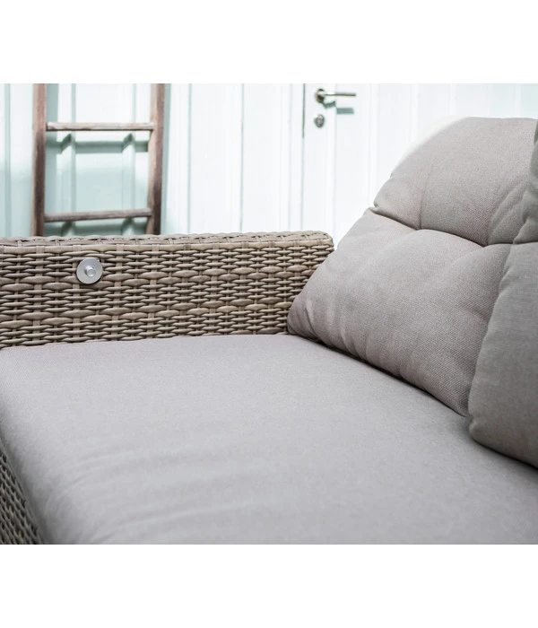 Dehner Geflechtlounge Bologna, 5-teilig 11 Dehner Geflechtlounge Bologna, 5-teilig - Image 11