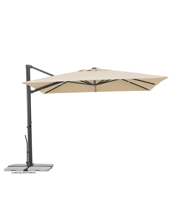 Schneider Ampelschirm Rhodos Smart, Quadratisch, Ca. B300/T300 Cm 1 Schneider Ampelschirm Rhodos Smart, Quadratisch, Ca. B300/T300 Cm