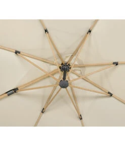 Schneider Ampelschirm Rhodos Twist Woody, Quadratisch, Ca. B300/T300 Cm -Gartenmöbel Verkauf 6953467 WE DE 001 SchneiderAmpelschirmRhodosTwistWoodynatur