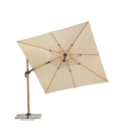 Schneider Ampelschirm Rhodos Twist Woody, Quadratisch, Ca. B300/T300 Cm -Gartenmöbel Verkauf 6953467 WE FS 003 SchneiderAmpelschirmRhodosTwistWoodynatur