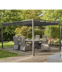 Siena Garden Sonnendach Sky, Anthrazit, Ca. B400/T300 Cm -Gartenmöbel Verkauf 6987796 WE MO 001 SienaGardenSonnendachSky