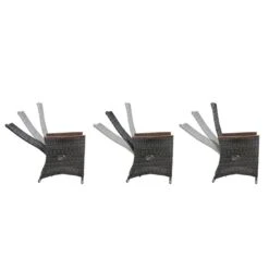 Zebra Status Gartensessel Geflecht Anthrazit -Gartenmöbel Verkauf 761346 6