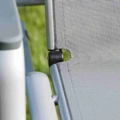 Kettler Cirrus Gartenliege Aluminium/Textilene Silber/Anthrazitgrau -Gartenmöbel Verkauf 790760 5