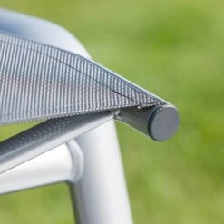 Kettler Cirrus Gartenliege Aluminium/Textilene Silber/Anthrazitgrau -Gartenmöbel Verkauf 790760 6