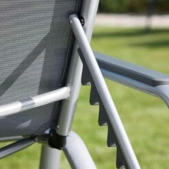 Kettler Cirrus Gartenliege Aluminium/Textilene Silber/Anthrazitgrau -Gartenmöbel Verkauf 790760 7