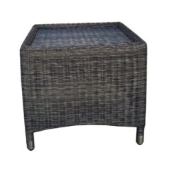 Zebra Status Fußhocker Geflecht Anthrazit