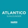 Nardi Atlantico Gartenliege Kunststoff/Textilene Taupe