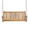 Ploß Virginia Schaukelbank Eco-Teak / Ohne Gestell Natur