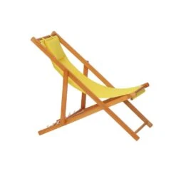Siena Garden Faro Beach-Liegestuhl Holz/Textilene Gelb -Gartenmöbel Verkauf 868970 10
