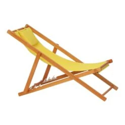 Siena Garden Faro Beach-Liegestuhl Holz/Textilene Gelb -Gartenmöbel Verkauf 868970 13