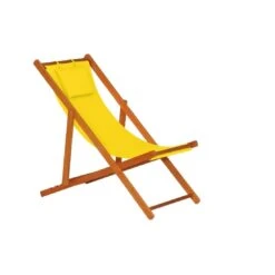 Siena Garden Faro Beach-Liegestuhl Holz/Textilene Gelb -Gartenmöbel Verkauf 868970 15