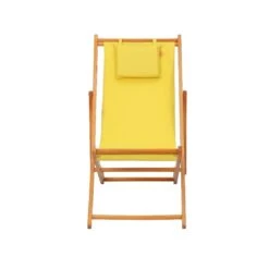 Siena Garden Faro Beach-Liegestuhl Holz/Textilene Gelb -Gartenmöbel Verkauf 868970 3