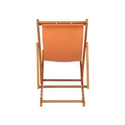 Siena Garden Faro Beach-Liegestuhl Holz/Textilene Orange -Gartenmöbel Verkauf 868981 3