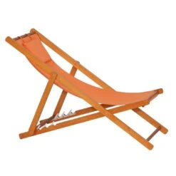 Siena Garden Faro Beach-Liegestuhl Holz/Textilene Orange -Gartenmöbel Verkauf 868981 9
