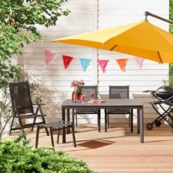 Acamp Urban Klappsessel Aluminium/Textilene Anthrazit/Carbon -Gartenmöbel Verkauf 874129 3 1