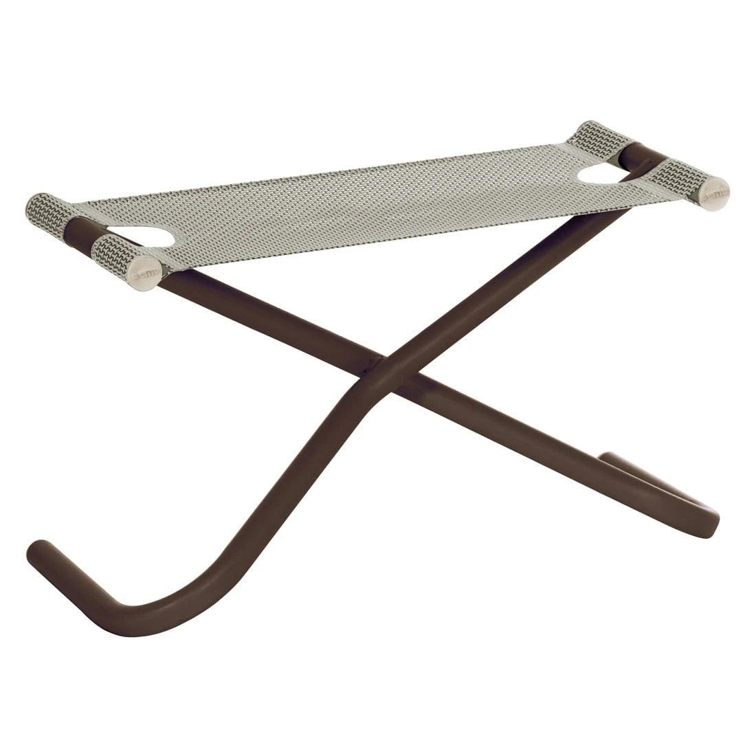 Emu Snooze Fußauflage Stahl/Textilene Coffee/Beige 1 Emu Snooze Fußauflage Stahl/Textilene Coffee/Beige