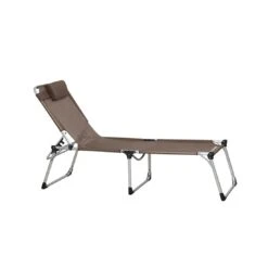 Siena Garden Sole Gartenliege Aluminium/Textilene Silber/Taupe