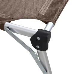 Siena Garden Sole Gartenliege Aluminium/Textilene Silber/Taupe -Gartenmöbel Verkauf 891993 5