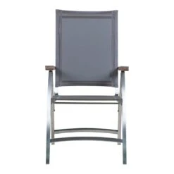 Zebra One Klappsessel Edelstahl/Textilene Silber/Dark Grey -Gartenmöbel Verkauf 903015 3