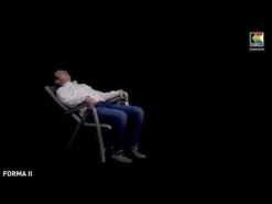 Kettler Forma II Klappsessel Aluminium/Textilene Silber/Graphit