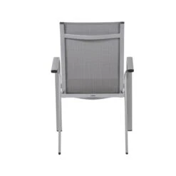 MWH Fabulo Stapelsessel Aluminium/Textilene Silber/Grau -Gartenmöbel Verkauf 925367 5