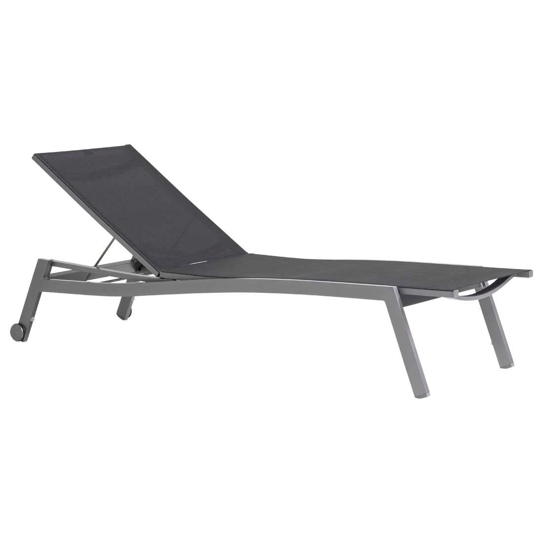 Stern Allround Rollliege Aluminium/Textilene Graphit/Silbergrau 2 Stern Allround Rollliege Aluminium/Textilene Graphit/Silbergrau - Image 2