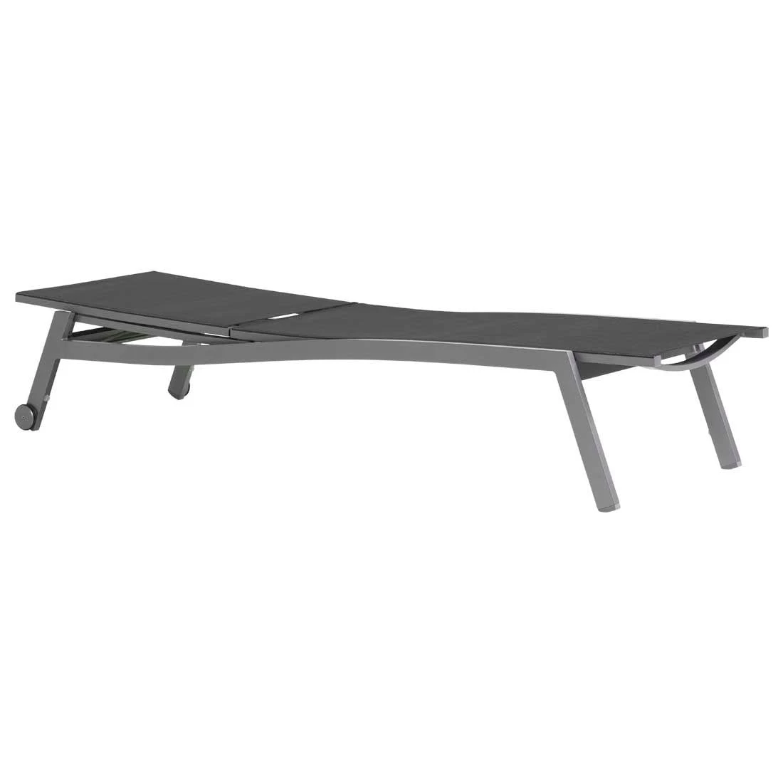 Stern Allround Rollliege Aluminium/Textilene Graphit/Silbergrau 3 Stern Allround Rollliege Aluminium/Textilene Graphit/Silbergrau - Image 3