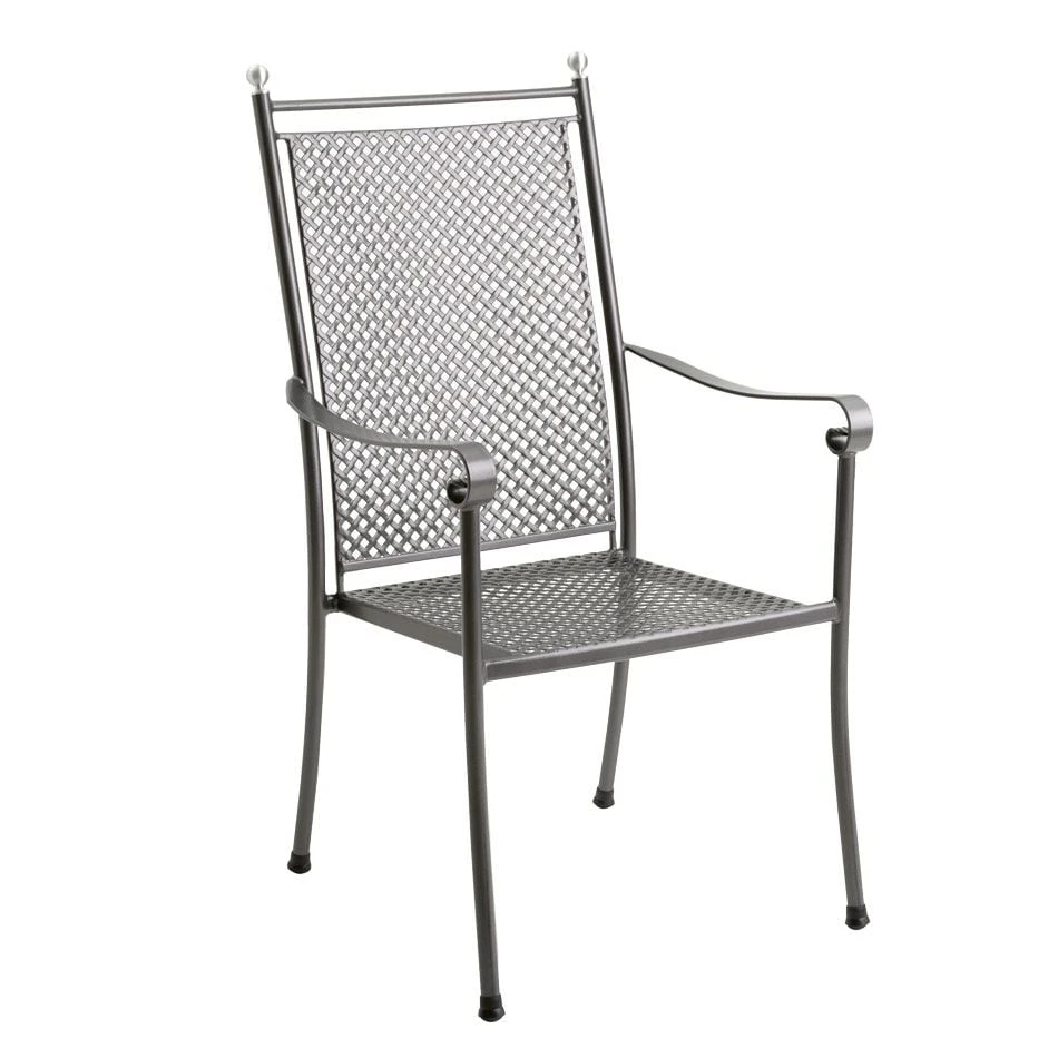 Royal Garden Excelsior Hochlehner-Stapelsessel Metall Eisengrau 1 Royal Garden Excelsior Hochlehner-Stapelsessel Metall Eisengrau
