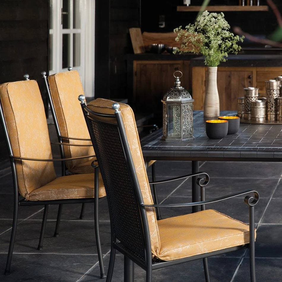 Royal Garden Excelsior Hochlehner-Stapelsessel Metall Eisengrau 3 Royal Garden Excelsior Hochlehner-Stapelsessel Metall Eisengrau - Image 3