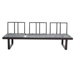 Acamp Hollywood Gartenliege Aluminium/Polster Anthrazit/Silbergrau -Gartenmöbel Verkauf acamp hollywood loungeliege aluminium polster 1434634 8