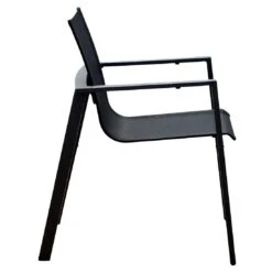 Acamp Hollywood Stapelsessel Aluminium/Textilene Anthrazit/Nero -Gartenmöbel Verkauf acamp hollywood stapelsessel aluminium textilene 1434623 3