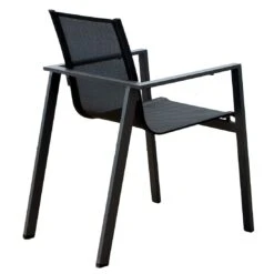 Acamp Hollywood Stapelsessel Aluminium/Textilene Anthrazit/Nero -Gartenmöbel Verkauf acamp hollywood stapelsessel aluminium textilene 1434623 5