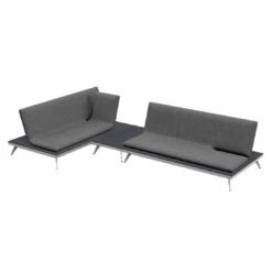 Best Beyond Gartenliege 210x120 Cm Edelstahl/Horizon Rechts Silber/Marengo -Gartenmöbel Verkauf best beyond loungeliege 210x120 cm edelstahl horizon rechts 1380646 4