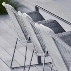 Cane-Line Breeze Gartenstuhl Stahl/Geflecht Light Grey -Gartenmöbel Verkauf cane line breeze gartenstuhl stahl geflecht 1463124 3