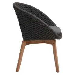 Cane-Line Peacock Gartensessel Teak/Rope Dark Grey/Natur -Gartenmöbel Verkauf cane line peacock gartensessel teak aluminium rope 1465038 3