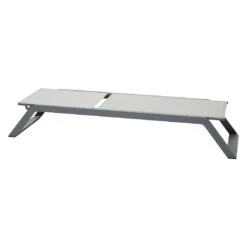 Cane-Line Siesta Gartenliege Aluminium/Textilene Light Grey -Gartenmöbel Verkauf cane line siesta gartenliege aluminium sunbrella 1465192 3