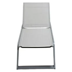 Cane-Line Siesta Gartenliege Aluminium/Textilene Light Grey -Gartenmöbel Verkauf cane line siesta gartenliege aluminium sunbrella 1465192 4