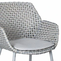 Cane-Line Vibe Gartensessel Stahl/Geflecht Light Grey/Grey/Taupe -Gartenmöbel Verkauf cane line vibe loungestuhl stahl geflecht 1465434 3