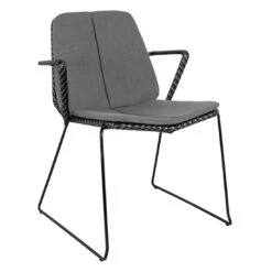 Cane-Line Vision Stapelstuhl Stahl/Geflecht Black/Graphite -Gartenmöbel Verkauf cane line vision stapelstuhl stahl geflecht 1465500 4