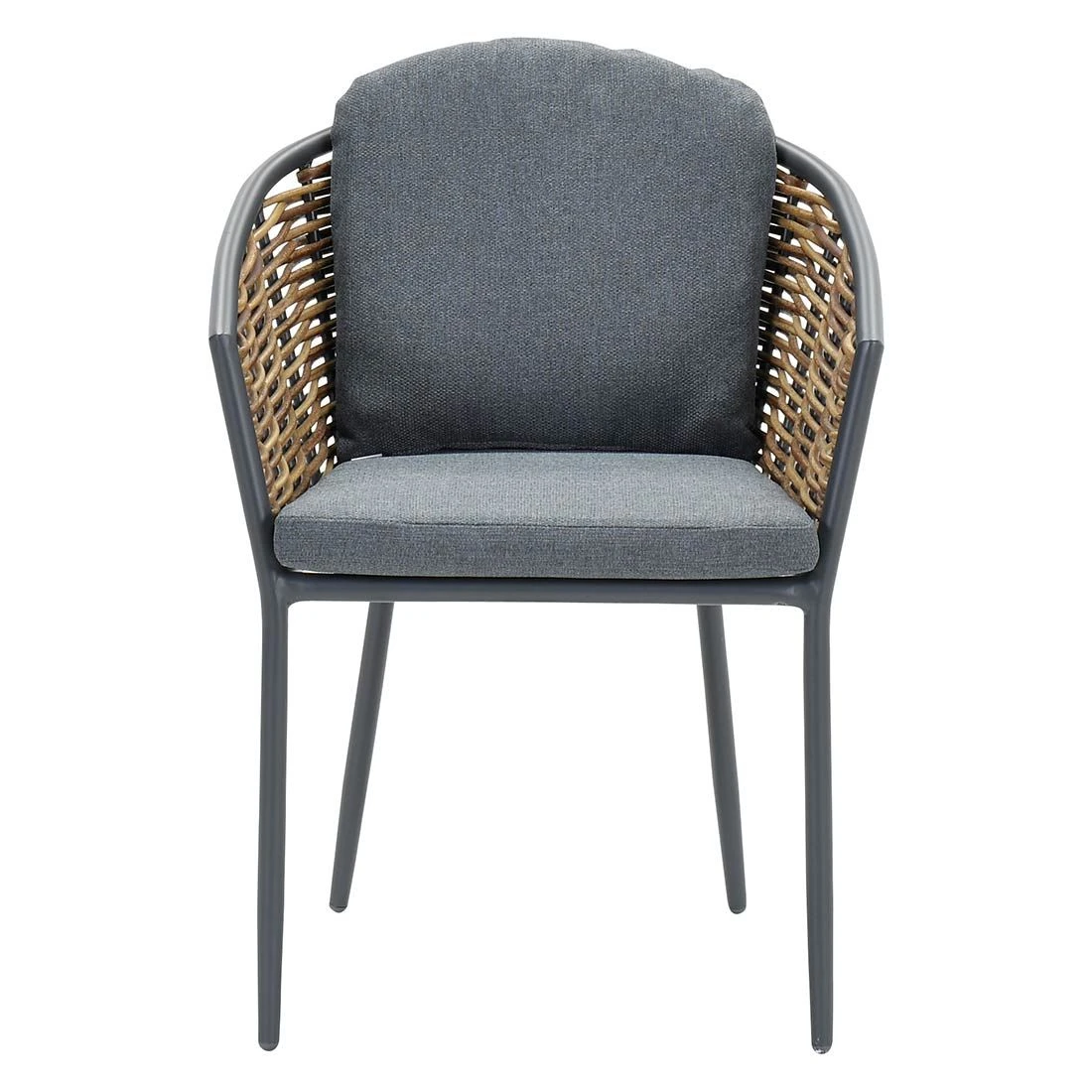 Garden Impressions Bali Gartensessel Aluminium/Rattan Carbon Black/Mystic Grey 2 Garden Impressions Bali Gartensessel Aluminium/Rattan Carbon Black/Mystic Grey - Image 2