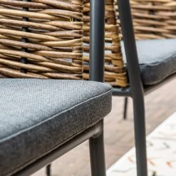 Garden Impressions Bali Gartensessel Aluminium/Rattan Carbon Black/Mystic Grey 13 Garden Impressions Bali Gartensessel Aluminium/Rattan Carbon Black/Mystic Grey -Gartenmöbel Verkauf garden impressions bali diningsessel aluminium rattan 1436130 6