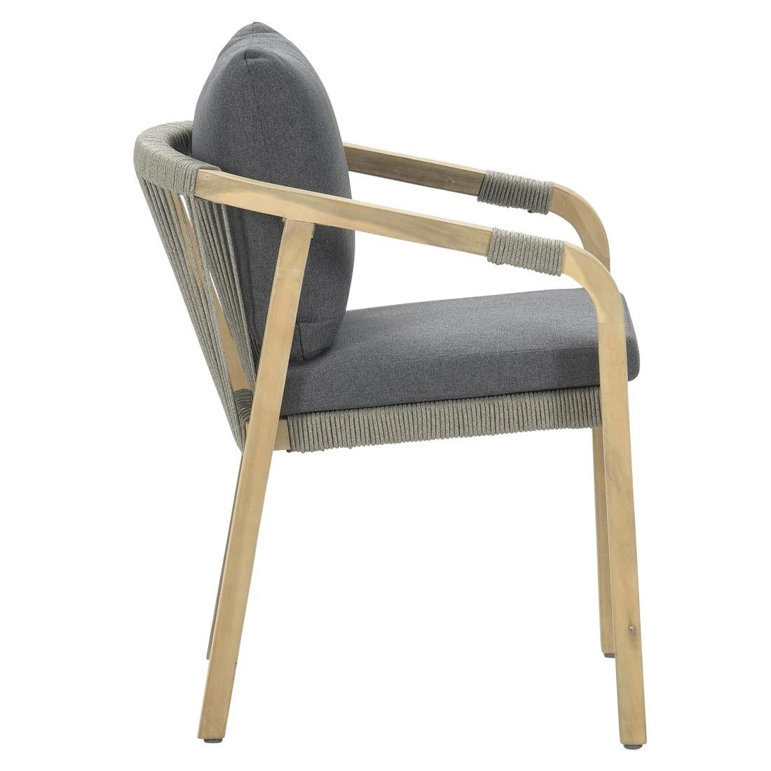 Garden Impressions Santos Gartensessel Akazie/Polster Akazie White Wash/Anthrazit 3 Garden Impressions Santos Gartensessel Akazie/Polster Akazie White Wash/Anthrazit - Image 3