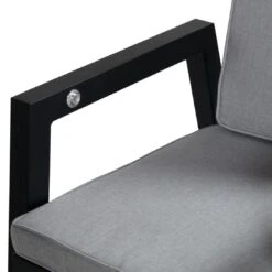 Hartman Ancona Gartensessel Aluminium/ Olefin Schwarz/Hellgrau -Gartenmöbel Verkauf hartman ancona diningsessel aluminium olefin 1372165 4