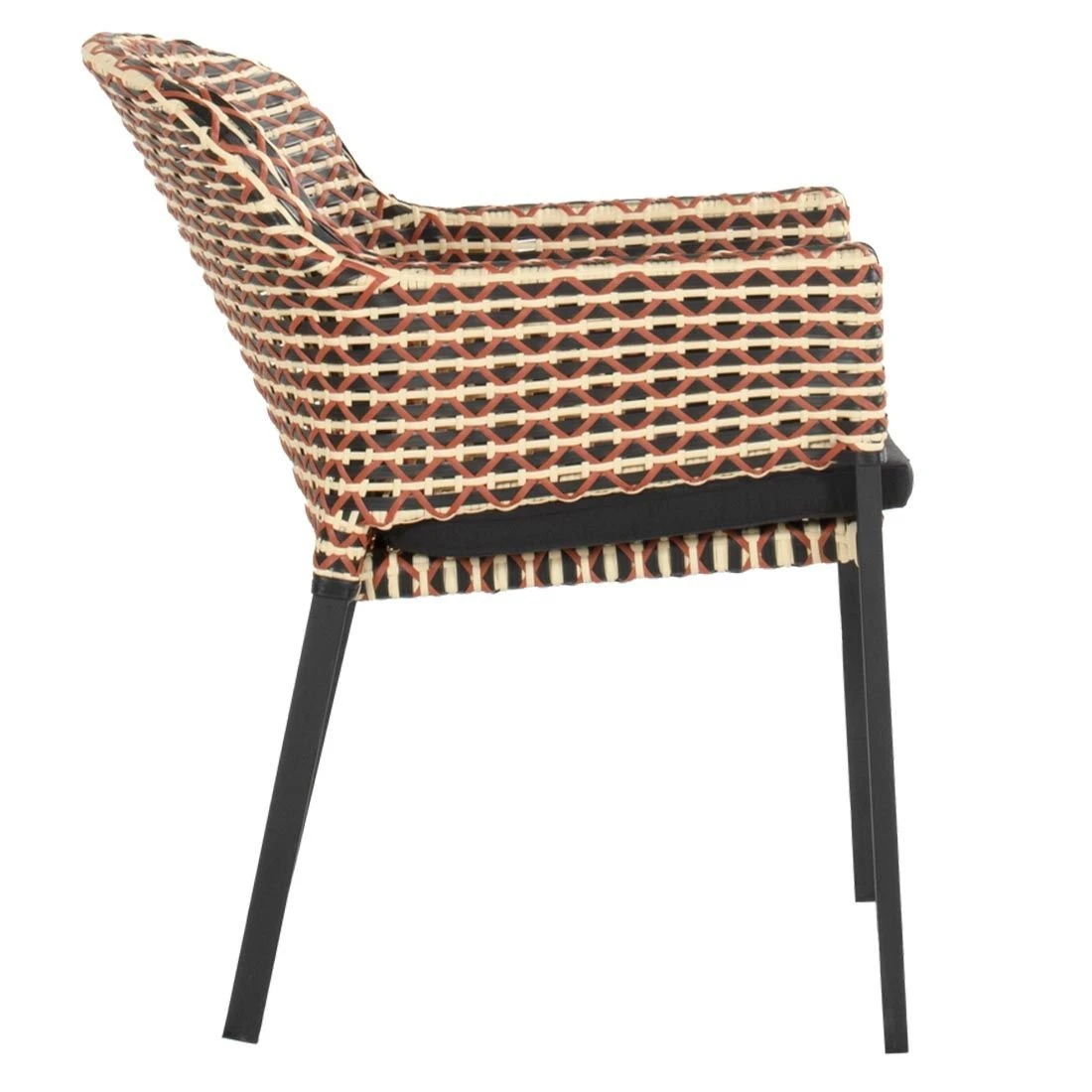 Hartman Kelly Gartensessel Aluminium/Rope Coral/Schwarz 3 Hartman Kelly Gartensessel Aluminium/Rope Coral/Schwarz - Image 3